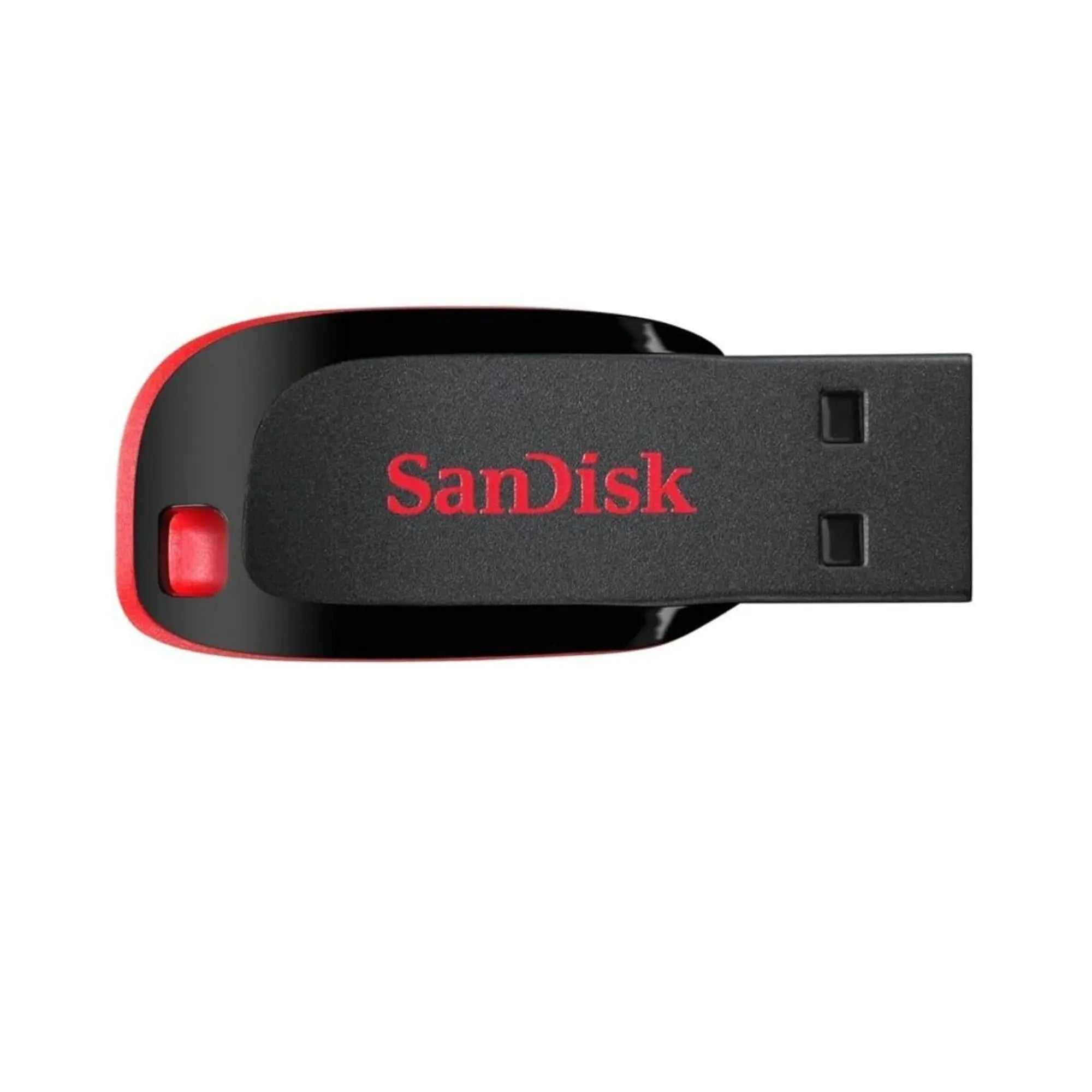 SanDisk Cruzer Blade USB flash drive in 32GB and 64GB options, compact everyday storage