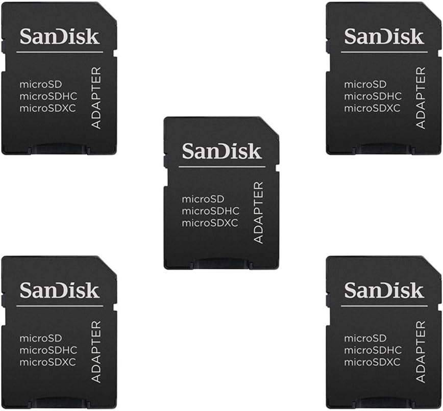 SanDisk microSD to SD Adapter, Memory Card Adapter for Cameras, Laptops and Card Readers