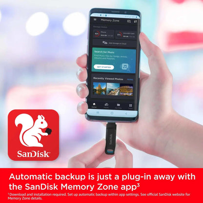 10 Pack SanDisk Ultra Dual Drive Go USB Type-C, Flash Drive for Smartphones, Tablets and USB-C Devices