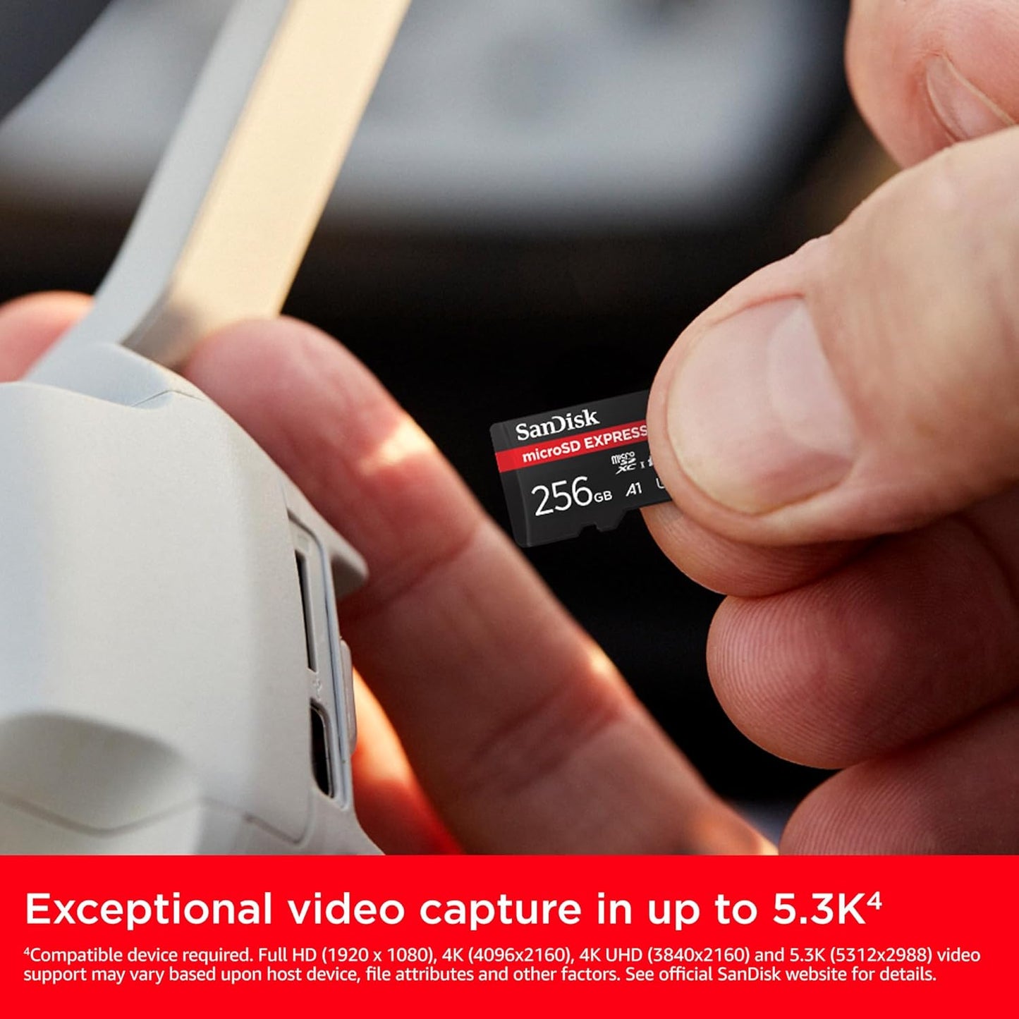 SanDisk Express microSDXC Memory Card for Nintendo Switch 2 – C10, U3, 4K/8K