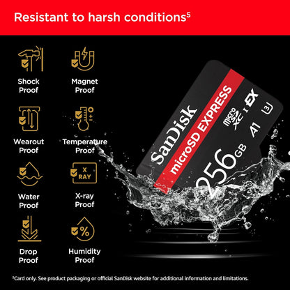SanDisk Express microSDXC Memory Card for Nintendo Switch 2 – C10, U3, 4K/8K