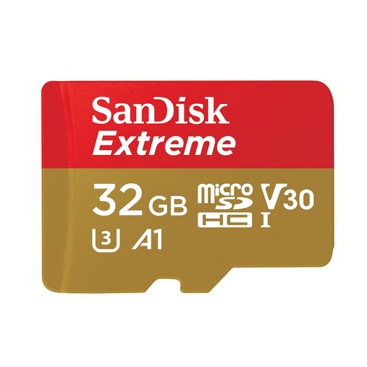 SanDisk Extreme MicroSDHC UHS-I Memory Card 32GB – high-speed microSD card for HD video and fast data transfer